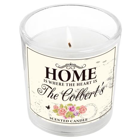 Personalised Shabby Chic Scented Jar Candle  £8.99