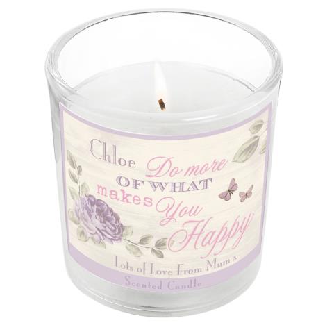 Personalised Secret Garden Scented Jar Candle  £8.99