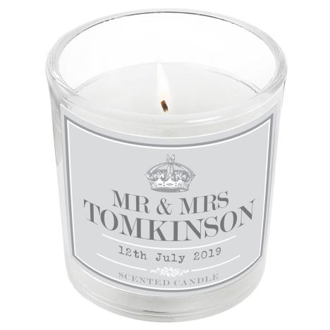Personalised Royal Crown Scented Jar Candle  £8.99