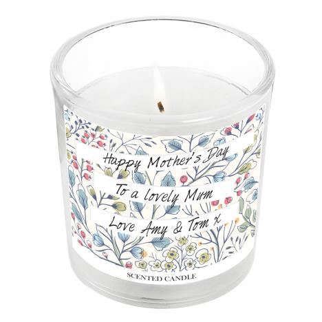 Personalised Botanical Scented Jar Candle  £8.99