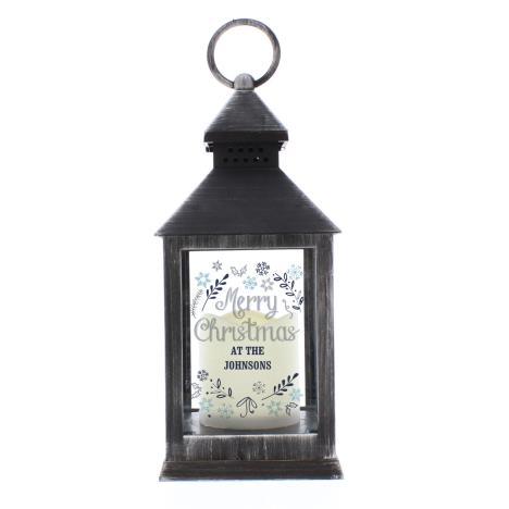 Personalised Frost Rustic Black Lantern  £15.29