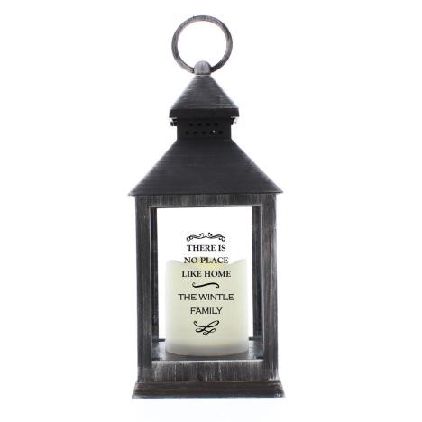 Personalised Antique Scroll Rustic Black Lantern  £15.29
