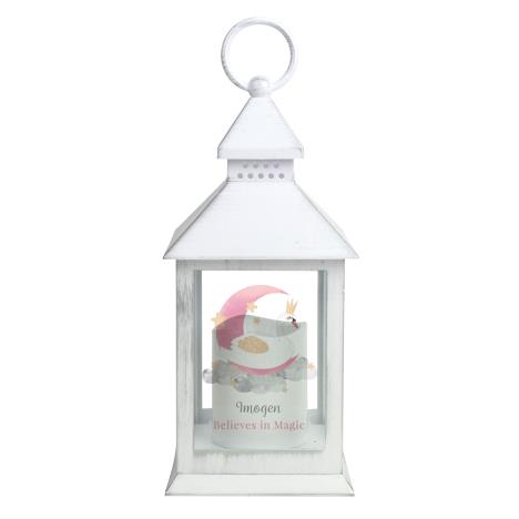 Personalised Swan Lake White Lantern  £15.29