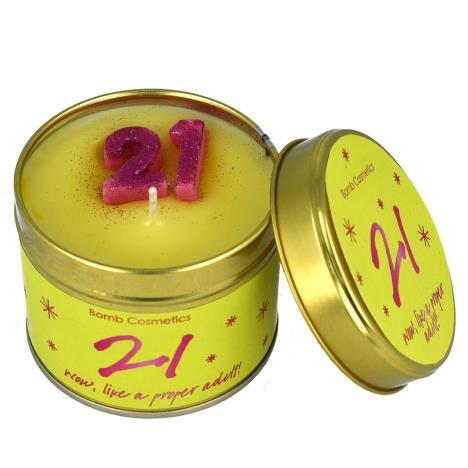 Bomb Cosmetics 21st Birthday Tin Candle  £8.78