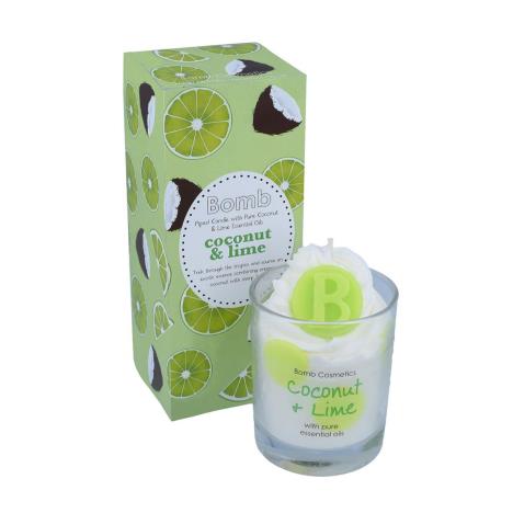 Bomb Cosmetics Coconut & Lime Piped Candle  £10.34