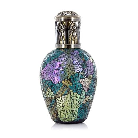 Ashleigh &amp; Burwood Peacock Tail Mosaic Large Fragrance Lamp