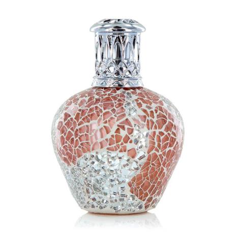 Ashleigh &amp; Burwood Apricot Shimmer Mosaic Small Fragrance Lamp