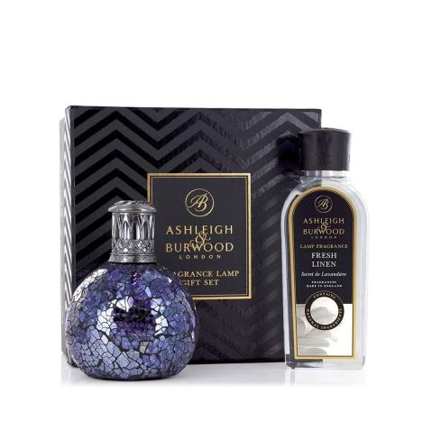 Ashleigh &amp; Burwood All Because Fragrance Lamp &amp; Fresh Linen Gift Set