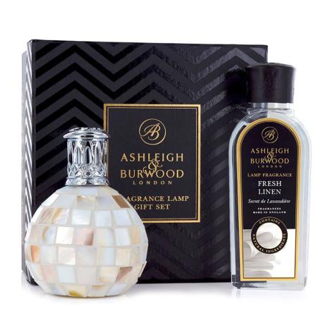 Ashleigh & Burwood Arctic Tundra Fragrance Lamp & Fresh Linen Gift Set  £35.55