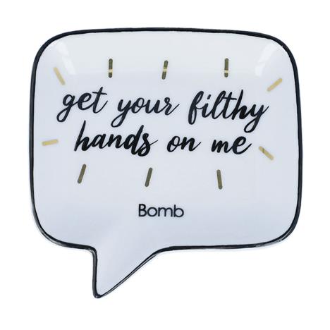 Bomb Cosmetics Get Your Filthy Hands On Me Soap Dish