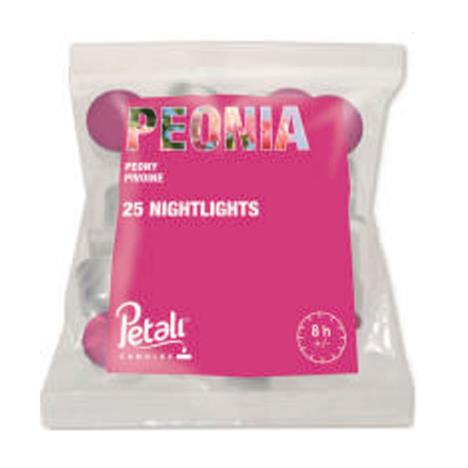 Petali Peony Nightlight Long Burning Tealights (Bag of 25)  £4.89