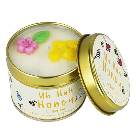 Bomb Cosmetics Uh Huh Honey Tin Candle