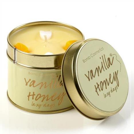 Bomb Cosmetics Vanilla Honey Tin Candle