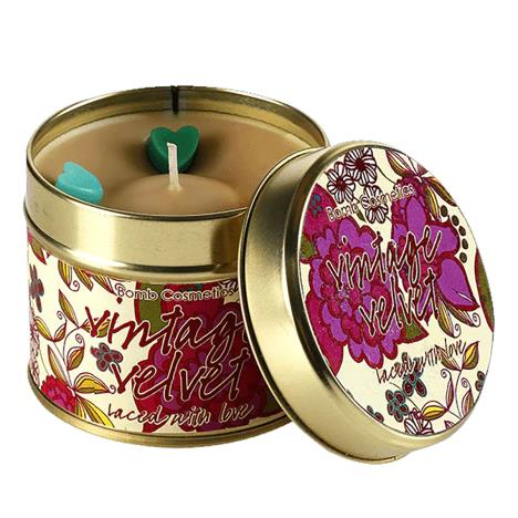 Bomb Cosmetics Vintage Velvet Tin Candle