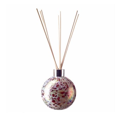 Amelia Art Glass Red, Silver Crackled Sphere Reed Diffuser  £17.09