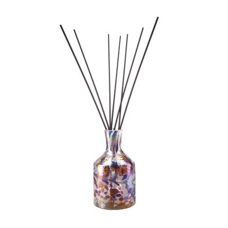 Amelia Art Glass White, Blue &amp; Red Apothecary Reed Diffuser
