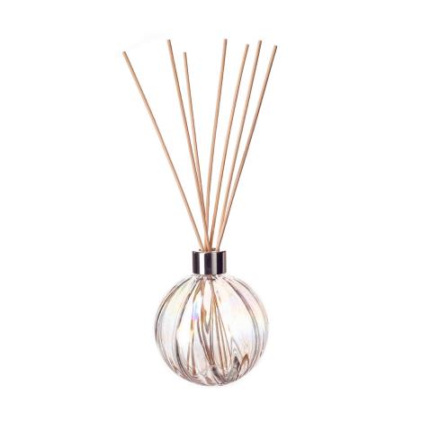 Amelia Art Glass Clear Iris Sphere Optic Reed Diffuser