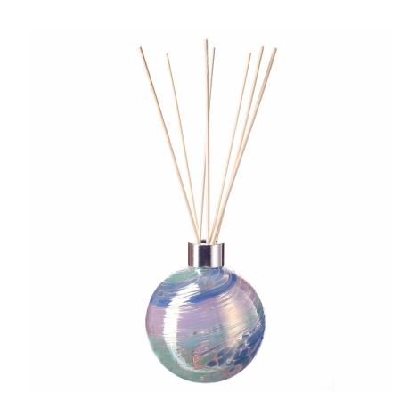 Amelia Art Glass Pink &amp; Blue Pastel Sphere Reed Diffuser