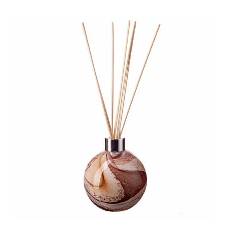 Amelia Art Glass Rustic Swirl Sphere Reed Diffuser