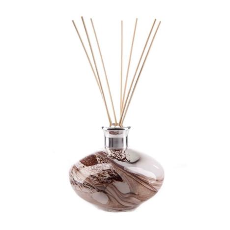 Amelia Art Glass Carnelian Marble Oval Reed Diffuser