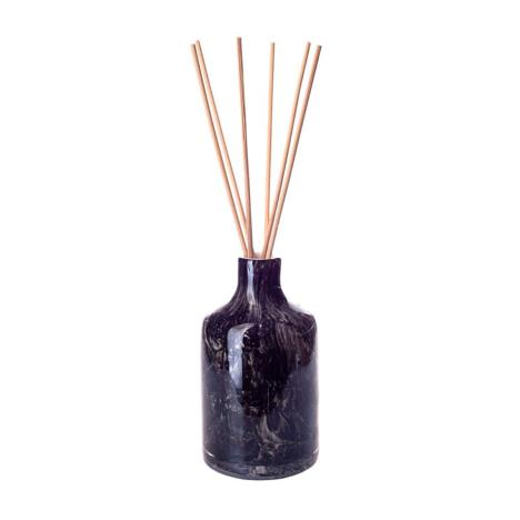 Amelia Art Glass Black Marble Apothecary Reed Diffuser  £19.34