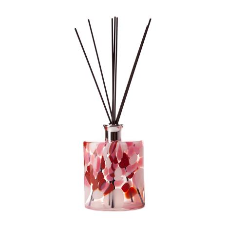 Amelia Art Glass Pink, Red & White Large Ellipse Reed Diffuser  £19.34