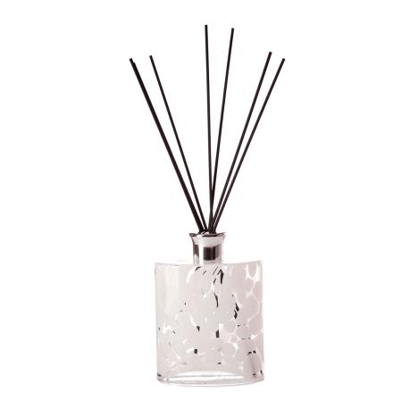 Amelia Art Glass White Large Ellipse Reed Diffuser  £19.34