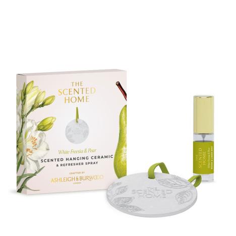 Ashleigh & Burwood White Freesia & Pear Hanging Ceramic  £6.74