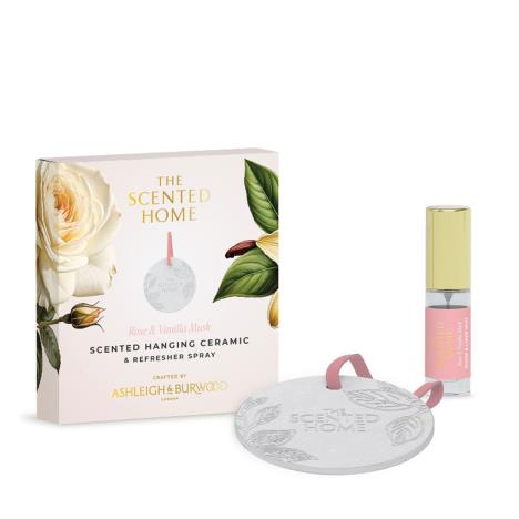 Ashleigh & Burwood Rose & Vanilla Musk Hanging Ceramic  £6.74