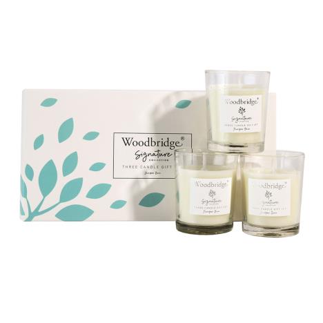 Woodbridge Juniper Rain 3 Votive Gift Set