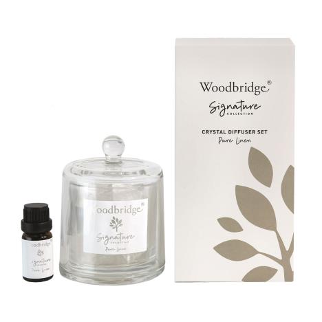 Woodbridge Pure Linen Crystal Oil Diffuser Set  £13.49