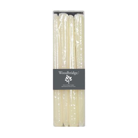 Woodbridge Ivory Dinner Candles (Pack of 4)  £3.05