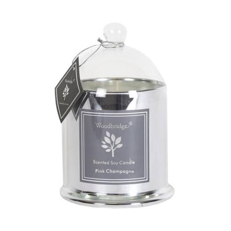 Woodbridge Pink Champagne Medium Bell Jar Candle  £15.00