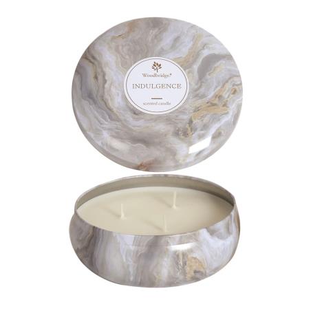 Woodbridge Indulgence Marble Effect Candle  £13.49