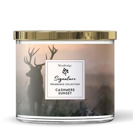 Woodbridge Cashmere Sunset Tumbler Jar Candle  £13.49