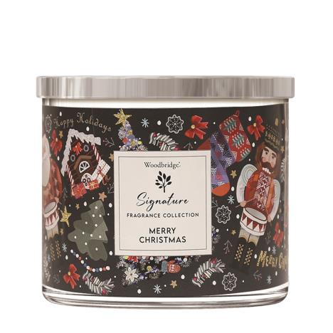 Woodbridge Merry Christmas Tumbler Jar Candle  £13.49
